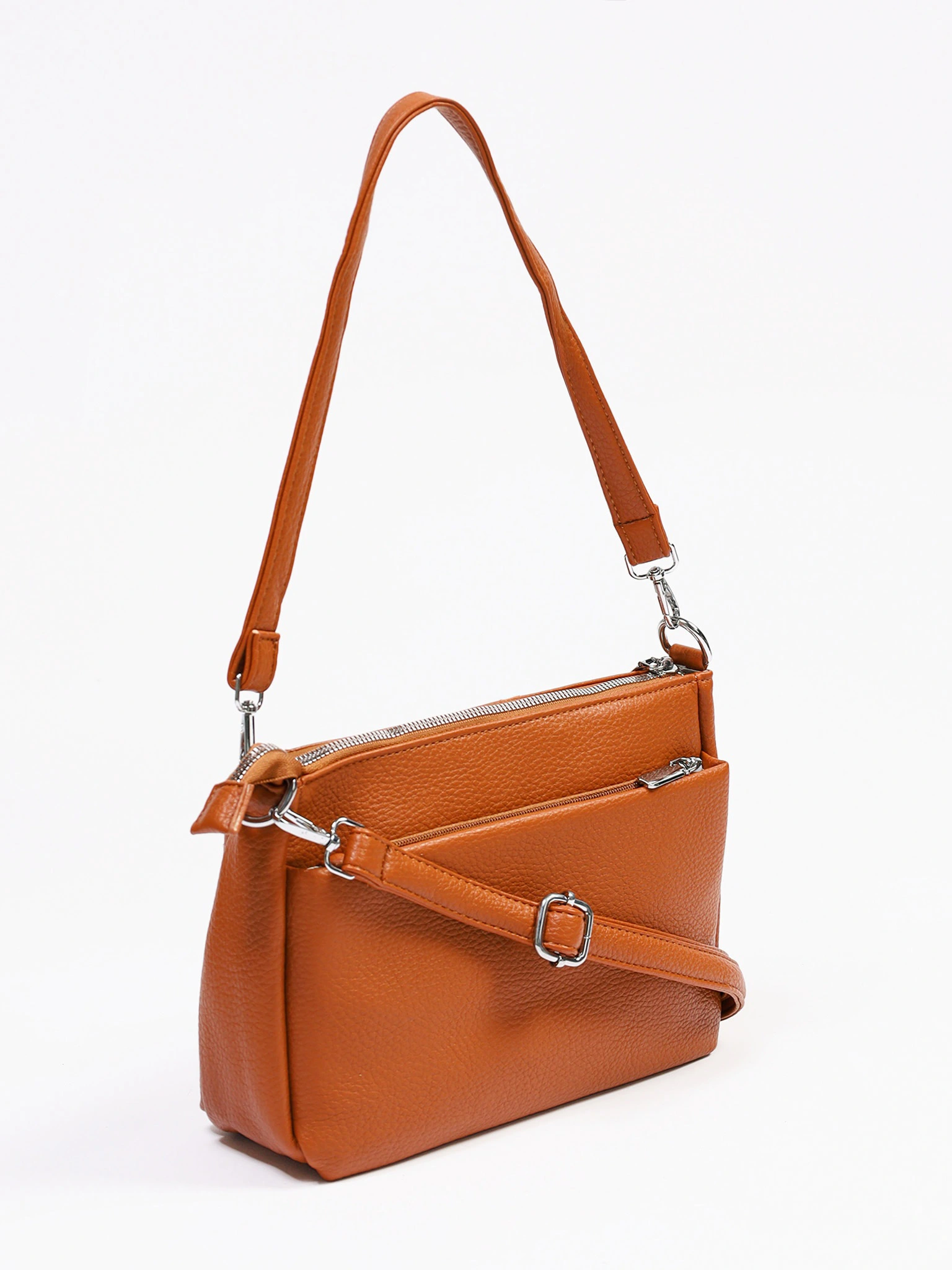 Сумка-кроссбоди с декоративным пуллером в ассортименте